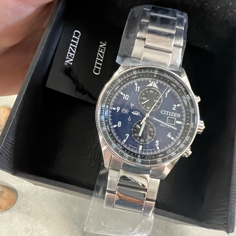 ⌚️Citizen Chronograph⌚️ Stainless Steel Eco-Drive Men’s Watch